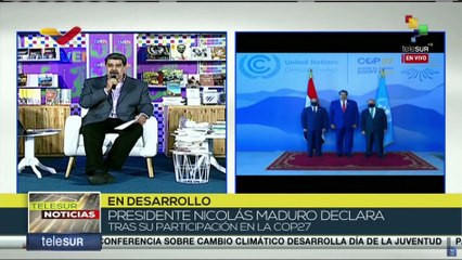Pdte. Nicolás Maduro reafirmó la voluntad de recuperar la salud de la Amazonía