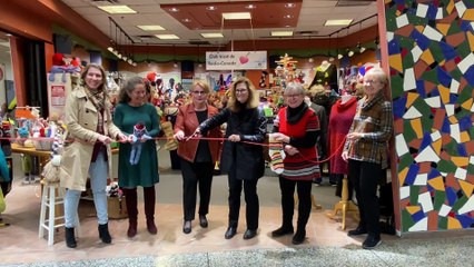 Boutique éphémère du Club tricot de Radio-Canada.