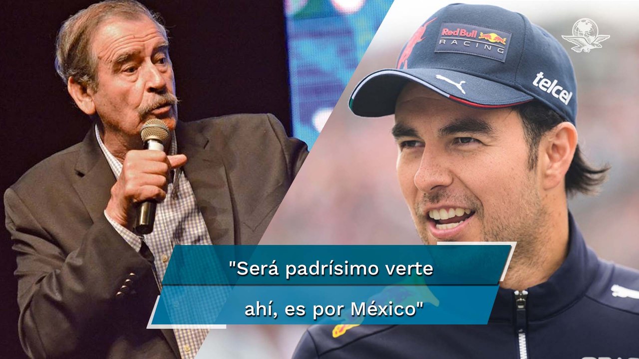 ¿Checo Pérez irá a marcha en defensa del INE?; Fox lo invita