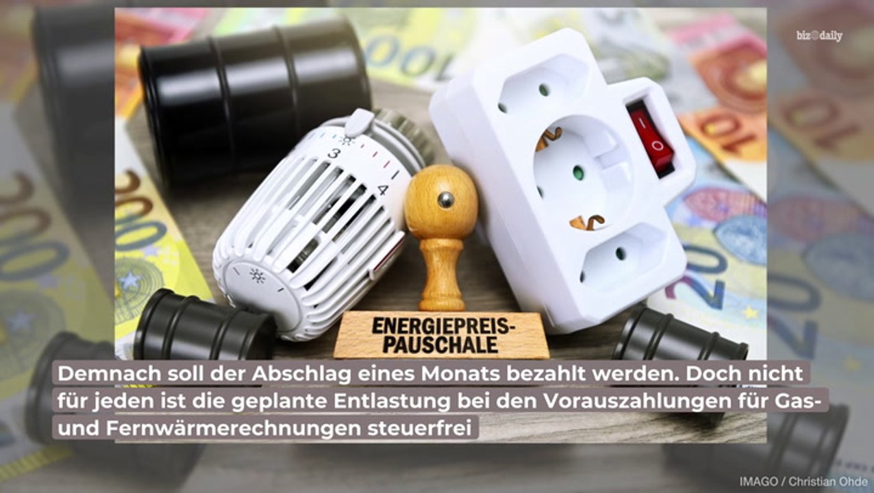 Entlastung im Dezember muss versteuert werden - Aber nur in DIESEM Fall