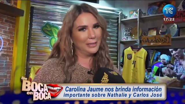 Carolina Jaume le dice hipócrita a Nathalie Carvajal ante su supuesta relación con Carlos José Matamoros