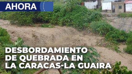 Desbordamiento de quebrada en El Limón - 10Nov @VPItv