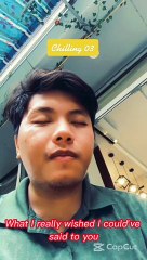 I wish I could said these words to you