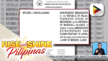 Скачать видео: Kumpirmasyon ng ad interim appointments ng ilang DFA at AFP officials, isinumite na ni Pres. Ferdinand R. Marcos Jr.