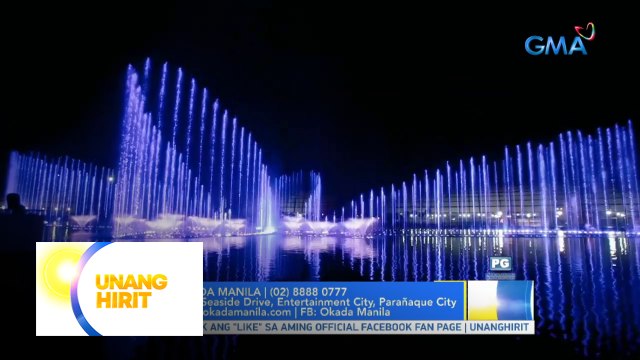 World-class dancing fountain at Christmas shopping galore | Unang Hirit