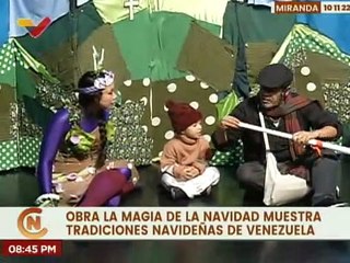 Niños y niñas del C.E.I Matea Bolívar disfrutaron de la obra teatral "La Magia de la Navidad"