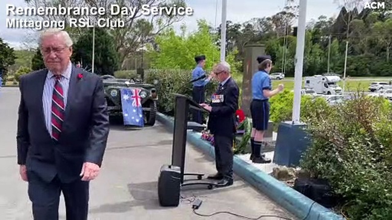 The Mittagong RSL sub-Branch holds a Remembrance Day service at the club - Friday, November 11, 2022 - Southern Highland News