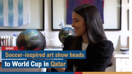 Soccer-inspired art show heads to World Cup in Qatar | The Nation