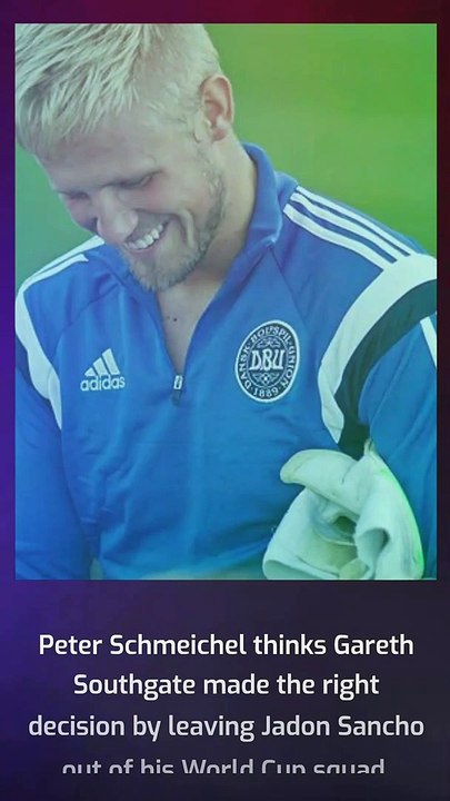 Peter Schmeichel : Jadon Sancho's fate in the World Cup #short #shortvideo #worldcup2022
