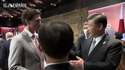 La bronca del líder chino Xi al canadiense Trudeau acusándole de filtrar una conversación