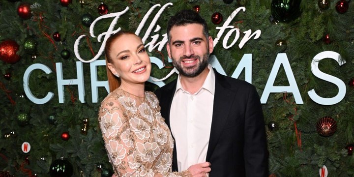 Lindsay Lohan Wore a Sheer Dress for Her Red Carpet Debut With Husband Bader Shammas