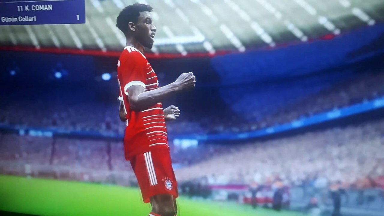 Kingsley Coman Lucky Goal (FC Bayern München - Manchester United FC PES 2021)