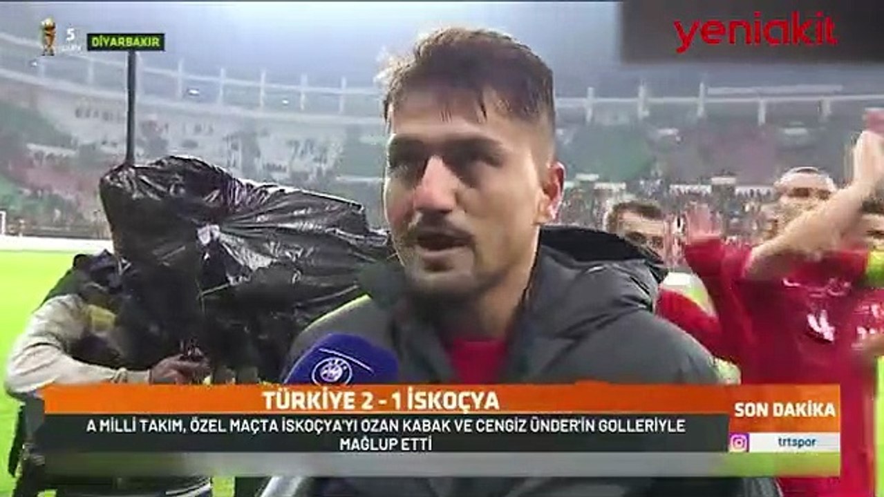 A Milli Futbol Takımımız, İskoçya'yı 2-1'lik skorla devirdi