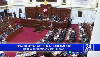 José Williams: “Los congresistas están trabajando, las tareas siguen normales”