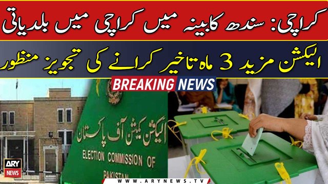 Sindh seeks delay in Karachi LG polls for fourth time