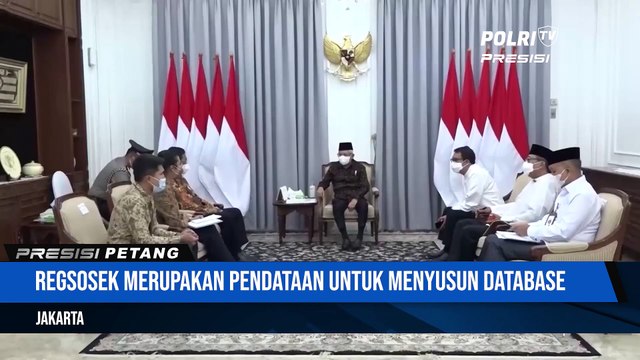 Wakil Presiden Menerima Ketua BPS dalam Rangka Pendataan Awal Registrasi Sosial Ekonomi Tahun 2022