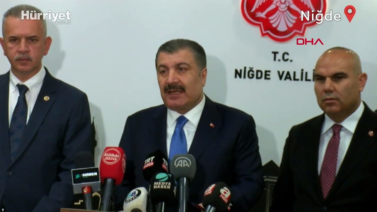 Sağlık Bakanı Fahrettin Koca'dan Niğde Valiliği ziyaretinin ardından açıklama