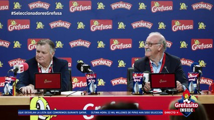 Download Video: Del Bosque y Camacho anuncian las pipas convocadas para el campeonato de fútbol de Qatar