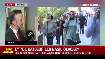 EYT'de kategoriler nasıl olacak? Sosyal Güvenlik Uzmanı Emin Yılmaz yanıtladı