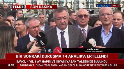 CHP'li Altay: Ekrem İmamoğlu'nu yargılayarak o şamarın acısı hafiflemez Erdoğan