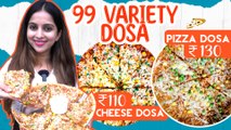 99 Variety Dosa | Bangalore Street Food | Niveditha Gowda