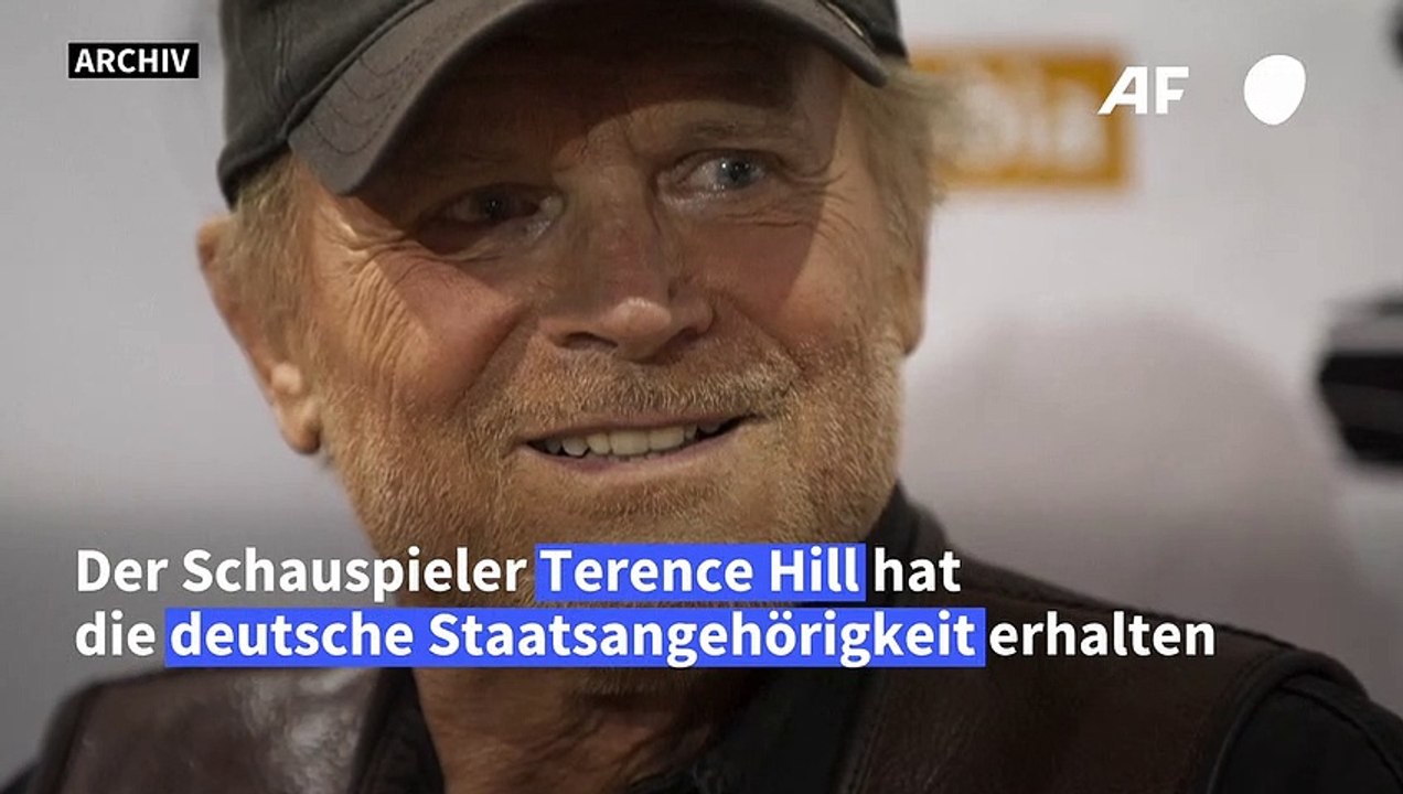 Schauspieler Terence Hill erhält deutsche Staatsbürgerschaft