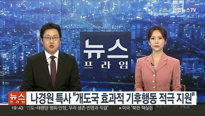 나경원 특사 "개도국 효과적 기후행동 적극 지원"