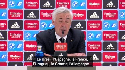 CdM 2022 - Ancelotti révèle les nations qu'il va soutenir au Mondial