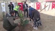 Milli Ağaçlandırma Günü'nde Yusufeli'nin yeni yerleşim yerinde de fidan dikildi