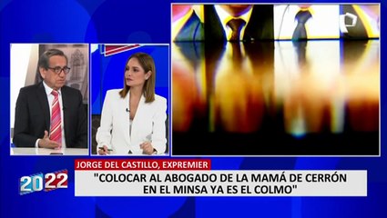 Jorge del Castillo: "Hay una mafia que se ha enquistado en el sector salud"