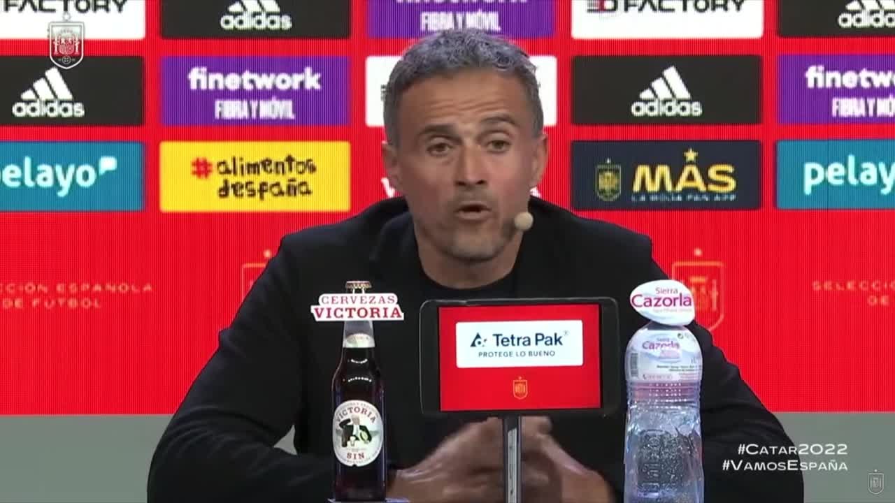 Tuvo unas palabras especiales: el jugador ausente con el que tuvo el detalle Luis Enrique