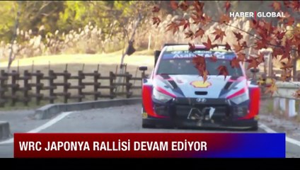 WRC Japonya Rallisi'nde Dani Sordo'nun aracı yandı