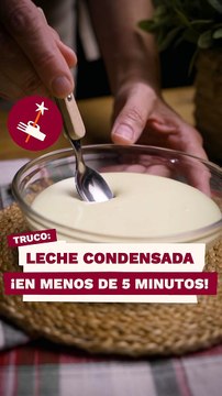 Leche condensada en menos de 5 minutos