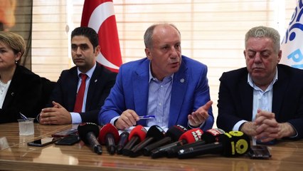 Memleket Partisi Genel Başkanı İnce, Van'da konuştu