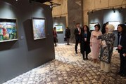 Emine Erdoğan, Semerkant'ta Özbekistan'ın Renkleri Sergisi'ni ziyaret etti