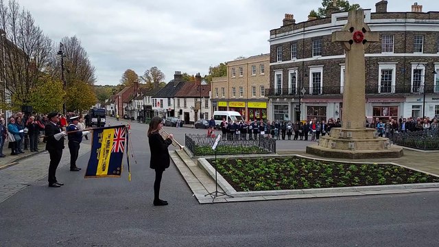 Armistice Day ceremony Bury St Edmunds
