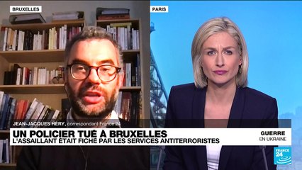 Policier tué à Bruxelles : l'assaillant était fiché par les services antiterroristes