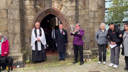Okehampton Excelsior Silver Band plays Last Post