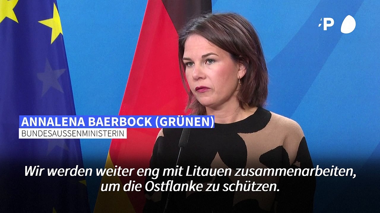Baerbock wirbt für verstärkte Nato-Präsenz an der Ostflanke