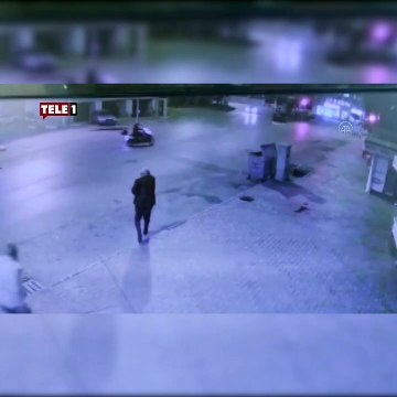 Husutmetlisi ateş açınca çöp konteynerinin arkasına saklanmaya çalıştı! Boynuna gelen kurşun canını aldı