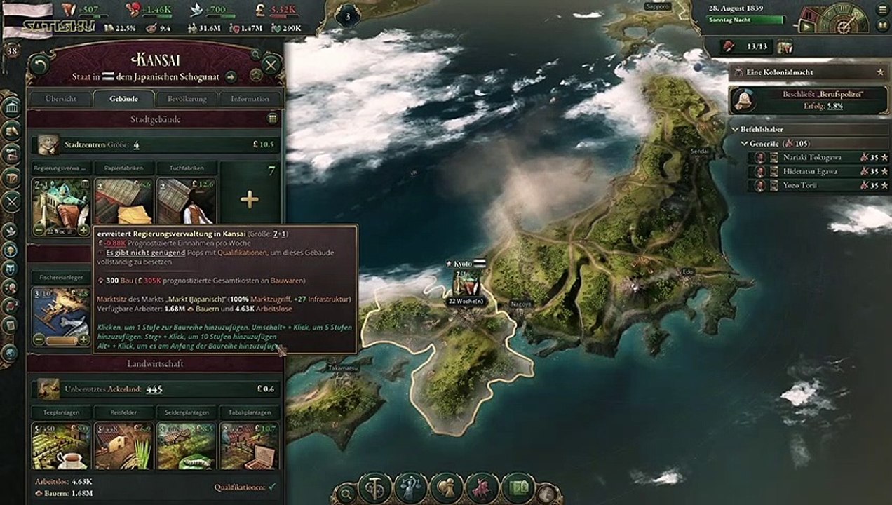 Das Spiel mit dem Hegemon Japan (Part 1) | Victoria 3  |  Ep. 8