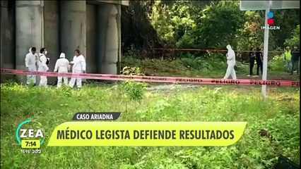 Ariadna Fernanda: Médico legisla defiende resultados de la necropsia
