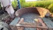 How To Build Biggest Dome Pizza Oven - Making Bricks Oven In Village - Mubashir Saddique