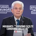 Maastricht, Mattarella sulla questione migranti: 