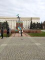 Rus birliklerinin çekildiği Herson'da Ukrayna bayrakları açıldı