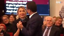 İmamoğlu, eşi Dilek İmamoğlu'nu Atatürk'ün sevdiği şarkıda dansa kaldırdı