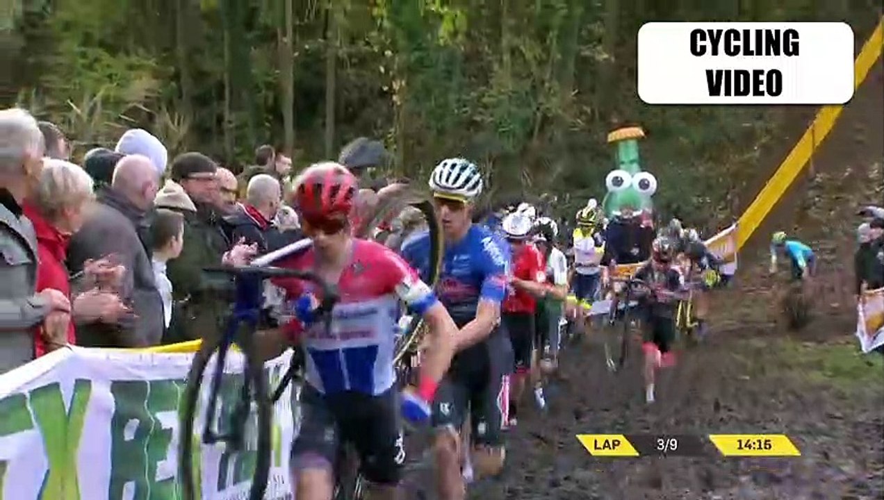 Grabbing Another Riders' Bike Up A Hill