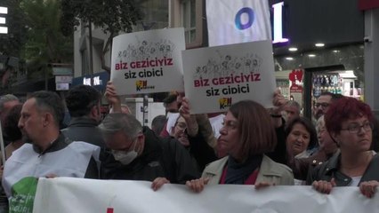 İzmir'de "Gezi Parkı Davası Tutukluları Serbest Bırakılsın" Eylemi