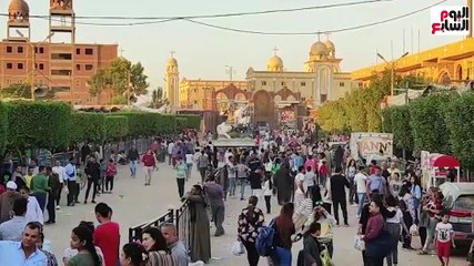 المئات يحتفلون بأعياد مارجرجس بالرزيقات فى الأقصر