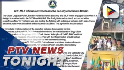 Gov't troops, MILF ink ceasefire agreement to end 3-day hostilities in Basilan